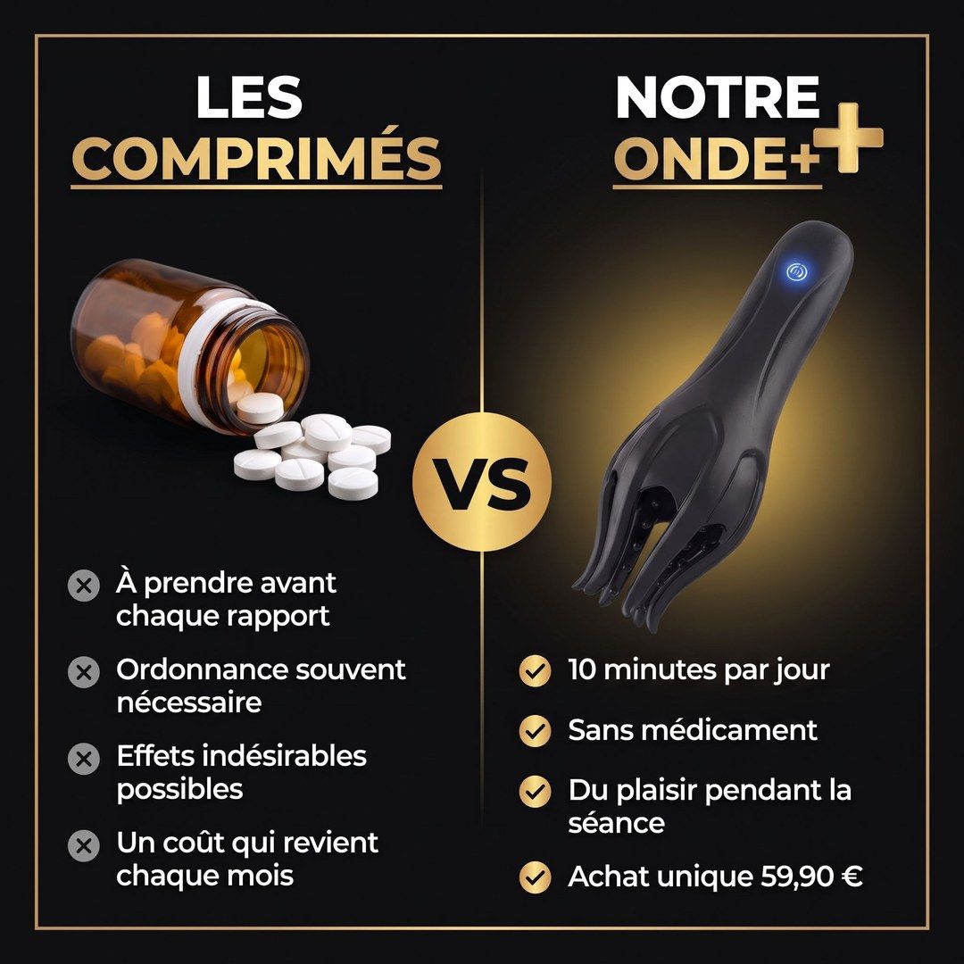 ONDE+ face aux comprimés