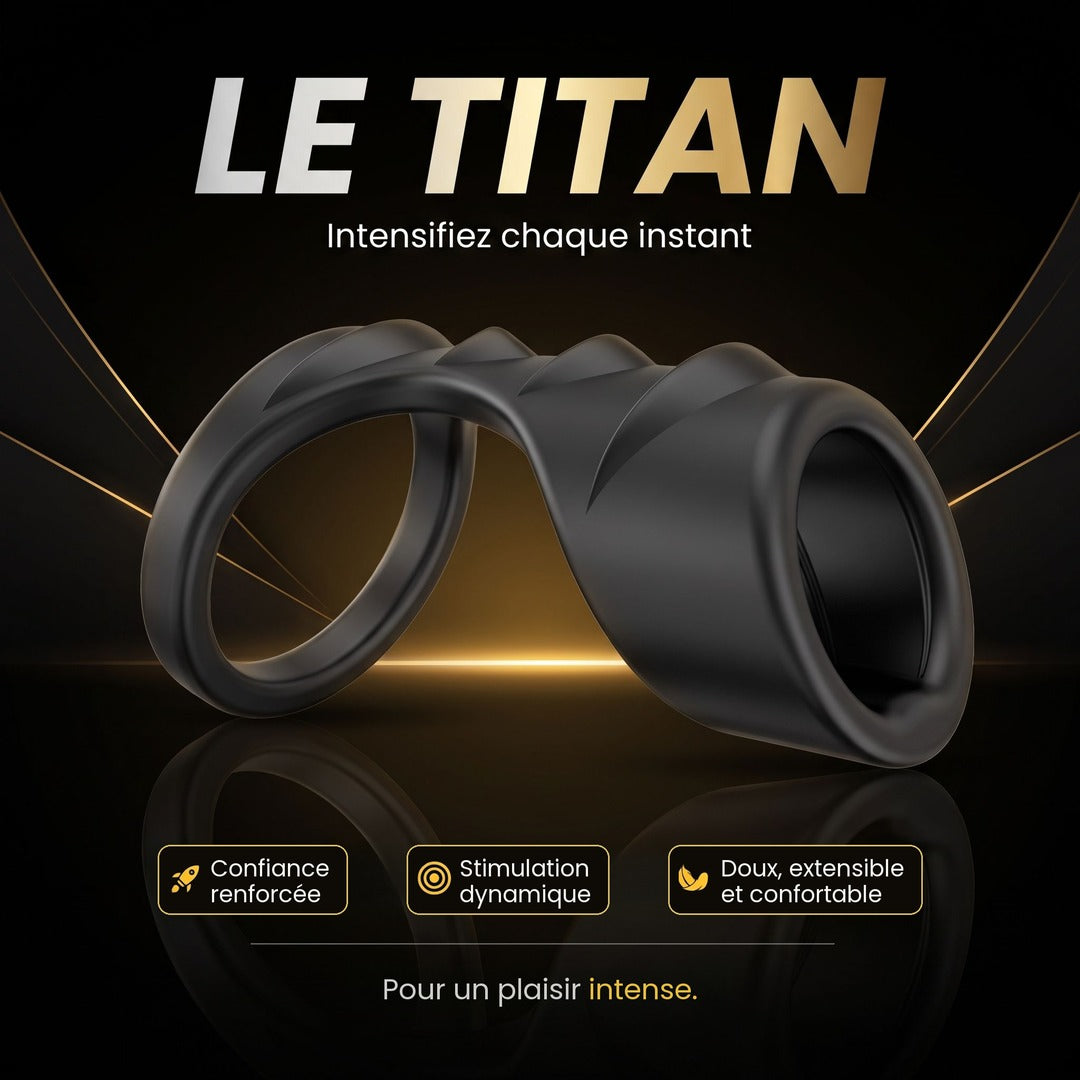 Le Titan, double anneau en silicone