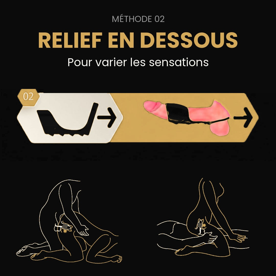 Méthode 02 : relief en dessous